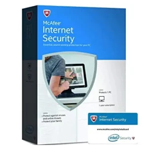 McAfee Internet Security 2025 1 ГОД/3 ПК КЛЮЧ (25 ЦИФР)