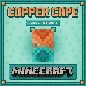 MINECRAFT | COPPER CAPE | ПЛАЩ/СКИН | JAVA & BEDROCK