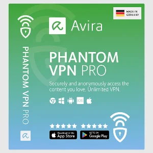 Avira Phantom VPN 5 устройств, 1 год
