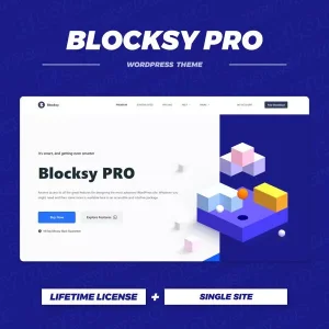 Официальная лицензия Blocksy PRO на весь срок службы