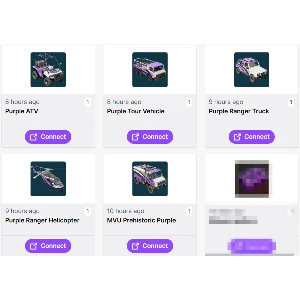 Jurassic World Evolution 3 Фиолетовый транспорт*5