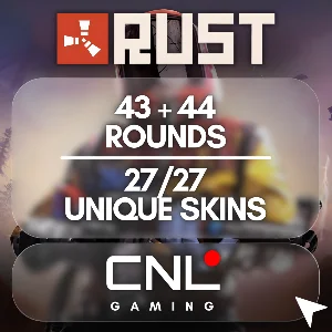 Rust | 43 + 44 РАУНДА 27/27 уникальных скинов