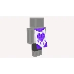 Майнкрафт Плащ Фиолетовое Сердце Java и Bedrock