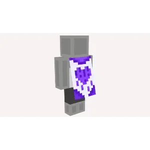 Майнкрафт Плащ Фиолетовое Сердце Java и Bedrock