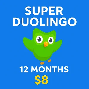 Super Duolingo – 12 месяцев (одно приглашение)