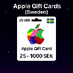 Apple Gift Cards (Швеция) 25–1000 SEK | Коды пополнения