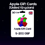 Apple Gift Cards (Великобритания) 5–200 GBP | Коды