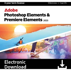 Adobe Photoshop Elements & Premiere Elements 2025 Ключ
