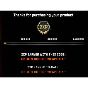 60 Minutes 2XP Weapon Boost CoD Black Ops 7 KEY/CODE