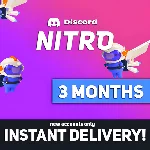Ключ подписки Discord Nitro на 3 месяца (глобальный)