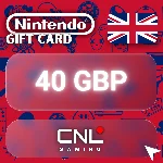 24/7 АВТО | Nintendo eShop 40 GBP (Подарочная карта)
