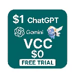 Виртуальная карта 1$ ЧатGPT, Discord Nitro