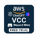 Виртуальная карта 1$ на  AWS ,ЧатGPT, Discord Nitro