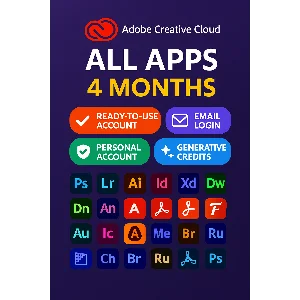 ADOBE CREATIVE CLOUD ВСЕ ПРИЛОЖЕНИЯ НА 4 МЕСЯЦА!!!