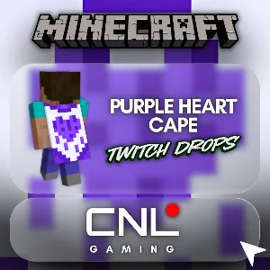 Minecraft | Purple Heart Cape | Twitch Drop
