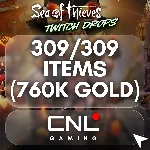 Sea of ​​Thieves Twitch Drops | 309/309 ПРЕДМЕТОВ (золо