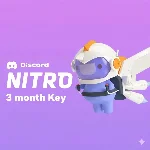 Пробная подписка на Discord Nitro на 3 месяца