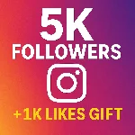 Instagram o 5000 rwktharnairok 1000 hamjaknai khoroksa