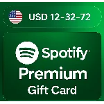 Карта Spotify Premium 12-36-72 USD США