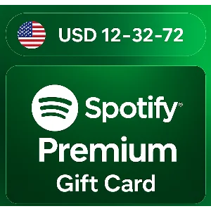 Карта Spotify Premium 12-36-72 USD США