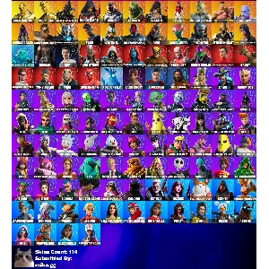 114 скинов • Gold Midas + Brutus • Take the ELF + Rage