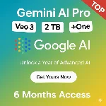 GEMINI AI PRO — 6 МЕСЯЦЕВ!
