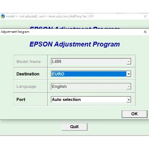 Epson L486 Adjustment Program