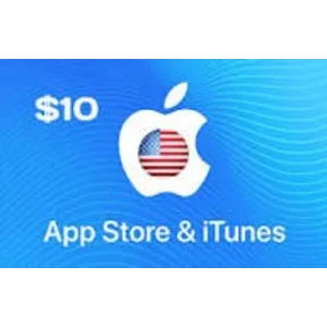 $10 USA iTunes gift card ( delivery within 15 days)