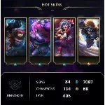 LEAGUE OF LEGENDS + VALORANT | 405 лвл | 81 скин