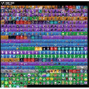 FN (ВСЕ ПЛАТФОРМЫ) 79 скинов (11 платных) | 850 VB