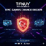 🔥EPİC GAMES CHANGE REGION TURKEY FAST🎮