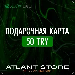 Подарочная карта Xbox Live на 50 TRY ₺ (Турция)
