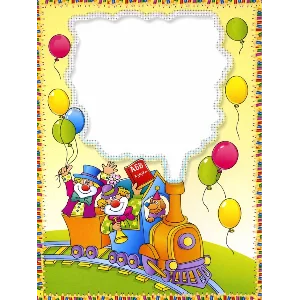 Детские фоторамки (PSD, комплект - 6 шт)