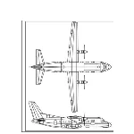 Чертеж  Самолет АН-140
