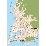 Векторная карта-схема улиц Владивостока (.cdr)