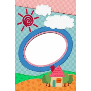 Детский фотоальбом 1 - комплект цифровых шаблонов PSD