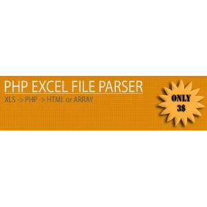 PHP EXCEL FILE PARSER