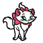 Машинная-Компьютерная Вышивка "Кошка"