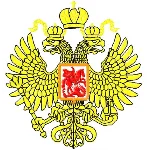 Машинная вышивка герб России