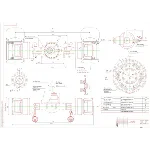 Чертеж заднего моста автомобиля МАЗ-6317