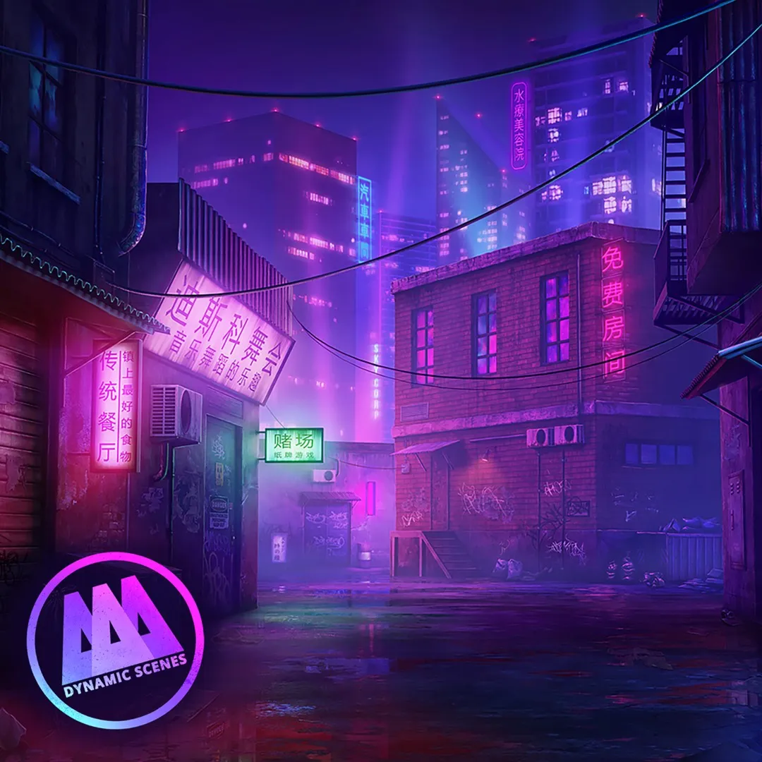 AAA Dynamic Scenes - Neon Metropolis Alley Dynamic Scene | XBOX | На любой аккаунт