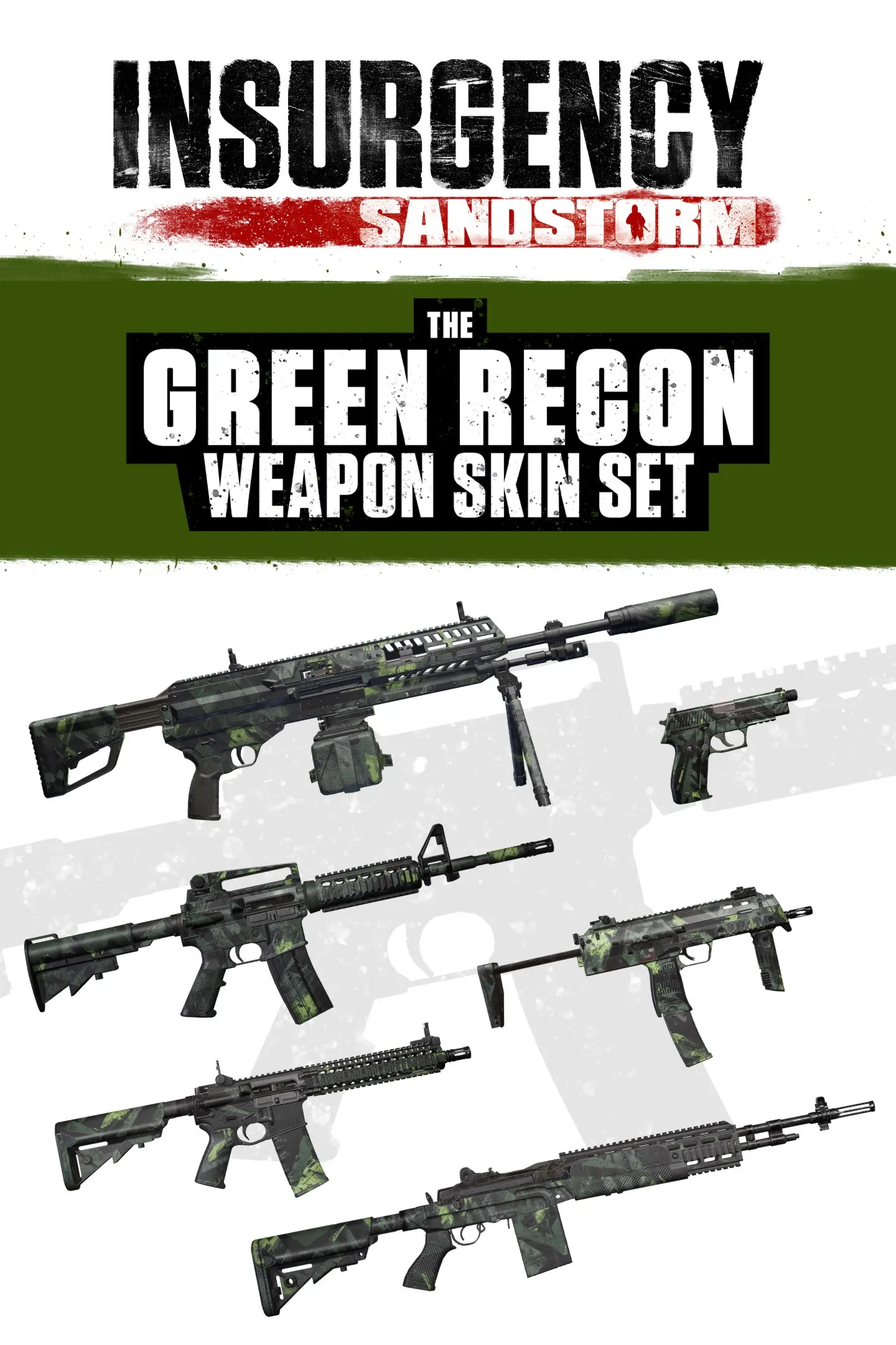Insurgency: Sandstorm - Green Recon Weapon Skin Set | XBOX+PC | For any account