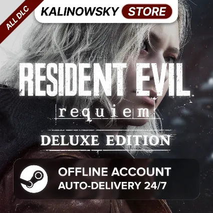 ⭐ RESIDENT EVIL REQUIEM DELUXE + ВСЕ DLC · БЕЗ ОЧЕРЕДИ · АВТО 24/7