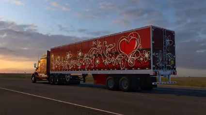 American Truck Simulator - Valentine's Paint Jobs Pack ✅ STEAM GIFT AUTO ✅ RU+МИР