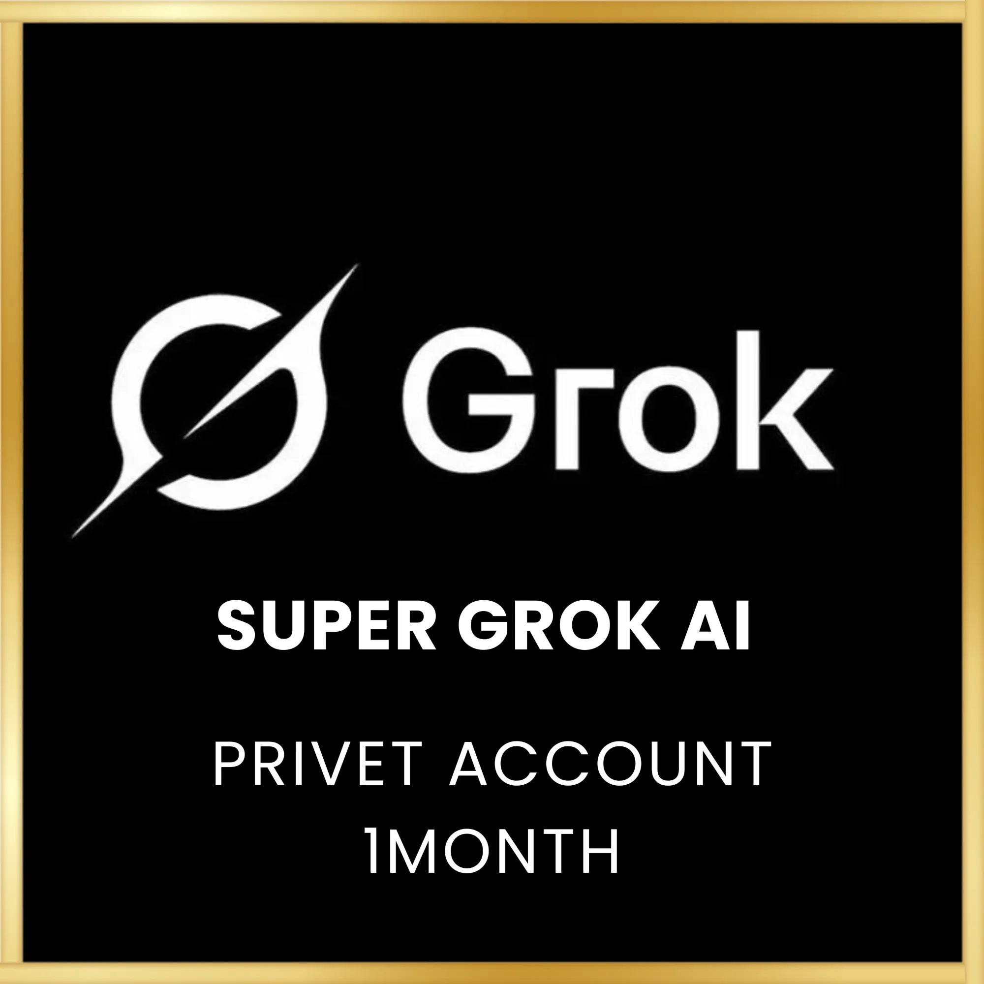 SuperGrok xAI Premium — 1 месяц | Личный аккаунт | Создание видео и изображений