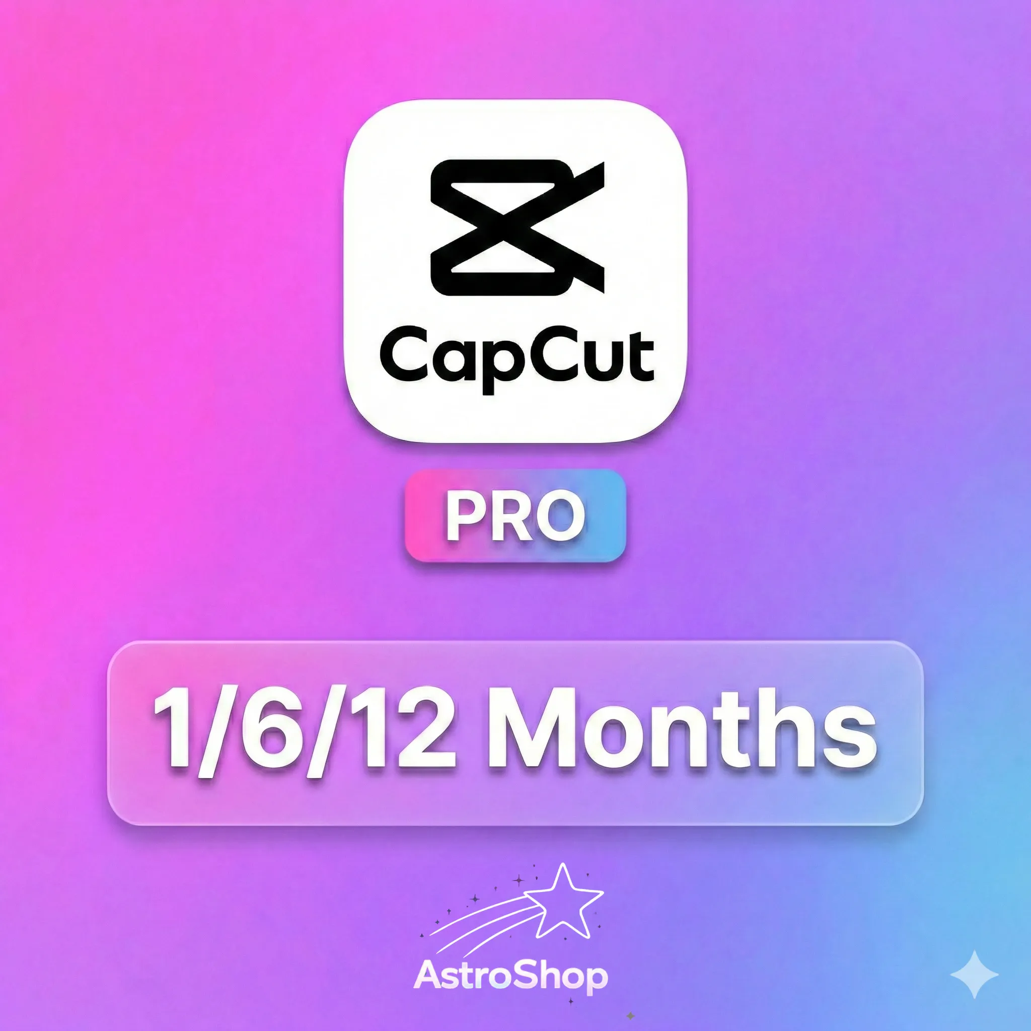 МГНОВЕННАЯ ДОСТАВКА ! Аккаунт CapCut Pro | 1 месяца | 100%