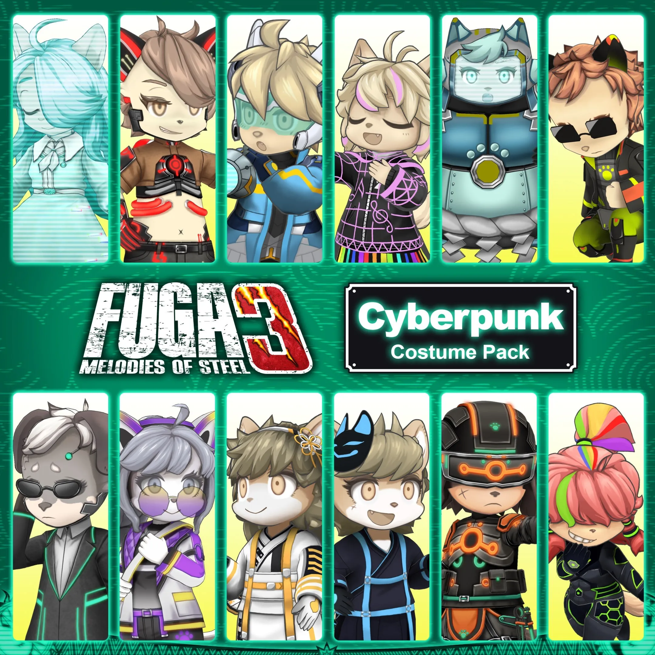 Fuga: Melodies of Steel 3 - Cyberpunk Costume Pack | XBOX+PC | На любой аккаунт