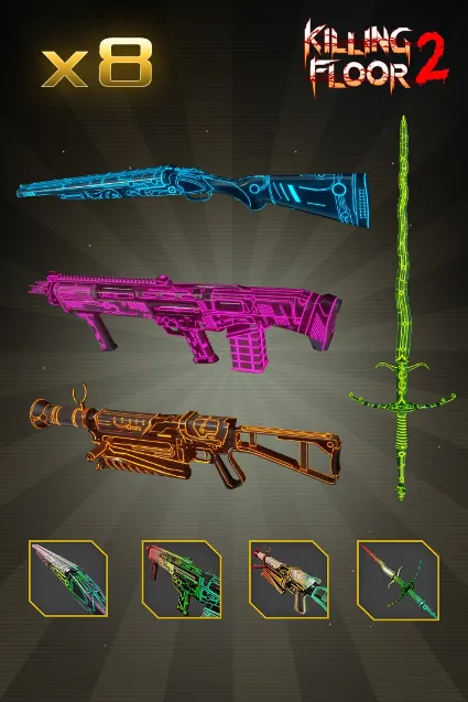 Neon MKVIII Weapon Skin Bundle Pack | XBOX | На любой аккаунт