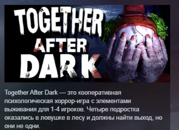 Together After Dark АВТОДОСТАВКА STEAM РОССИЯ