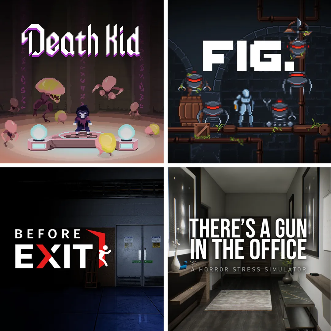 Death Kid + Before Exit : Supermarket + fig. + There's a Gun in the Office bundle | X